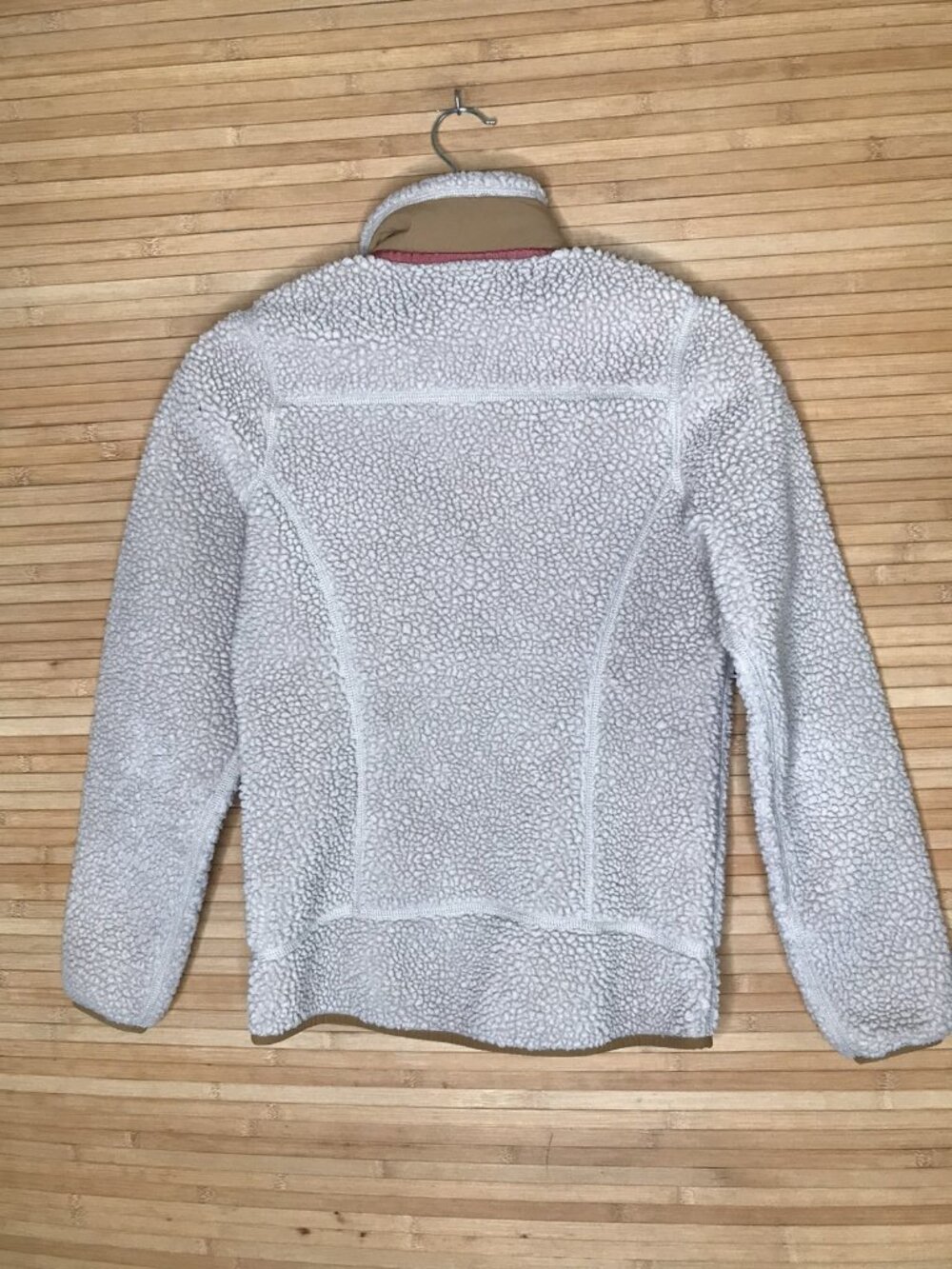 PATAGONIA Jacket Womens XXS Classic RETRO-X Oatmeal DEEP PILE FLEECE - Picture 4 of 7